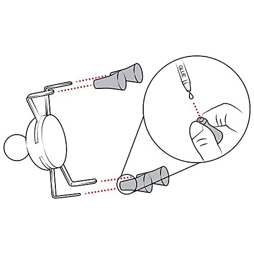RAM Mounts X-Grip Rubber Cap 4-Pack Replacement RAP-UN-CAP-4U (Black) - Image 3