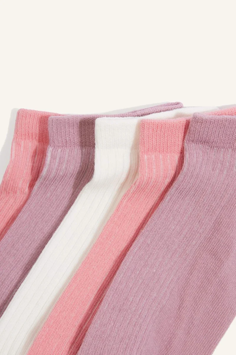 Defacto  Woman 5 Piece Cotton Short Socks for Women | Best Price UAE