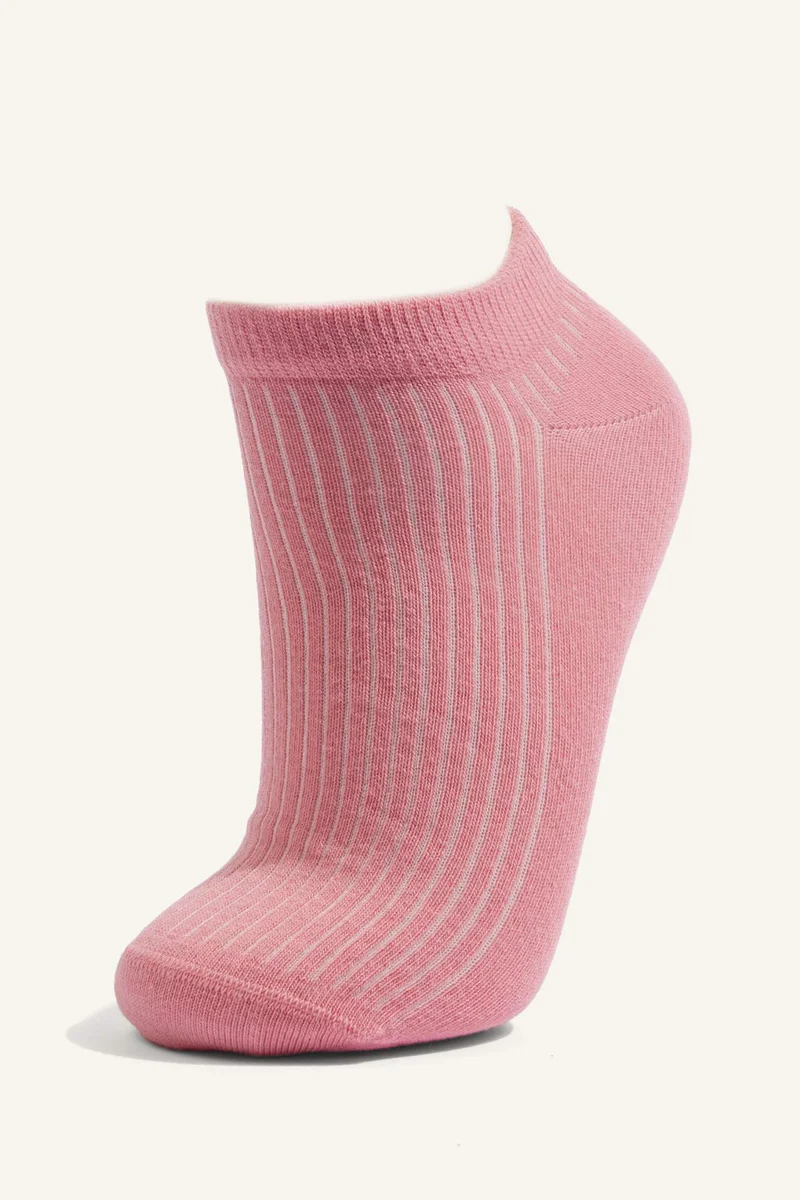 Defacto  Woman 5 Piece Cotton Short Socks for Women | Best Price UAE