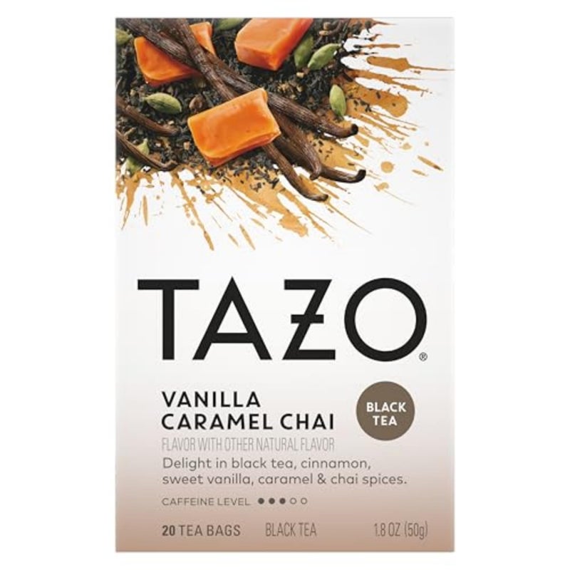 TAZO Chai Tea Bags, Vanilla Caramel Chai, Caffeinated tea, 120 Total Bags (20ct - Pack of 6) - Image 2