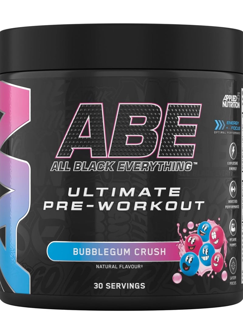Applied Nutrition Abe Ultimate Pre-Workout With Bubblegum Crush Flavor-30 Servings  - Image 1