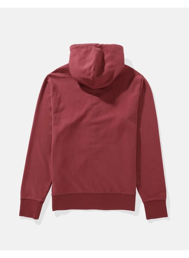 امريكان ايجل AE Logo Graphic Zip-Up Hoodie
