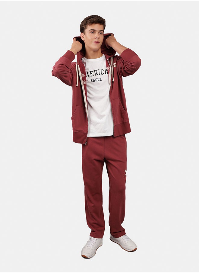 American Eagle - AE Logo Graphic Zip-Up Hoodie - Image 1