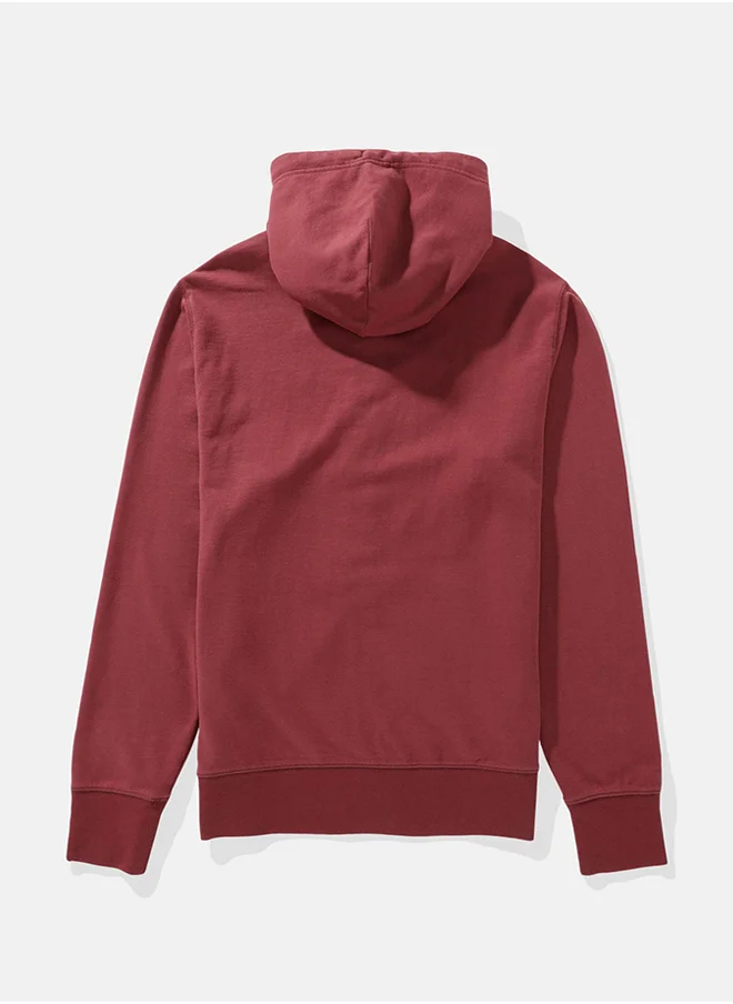 American Eagle AE Logo Graphic Zip-Up Hoodie