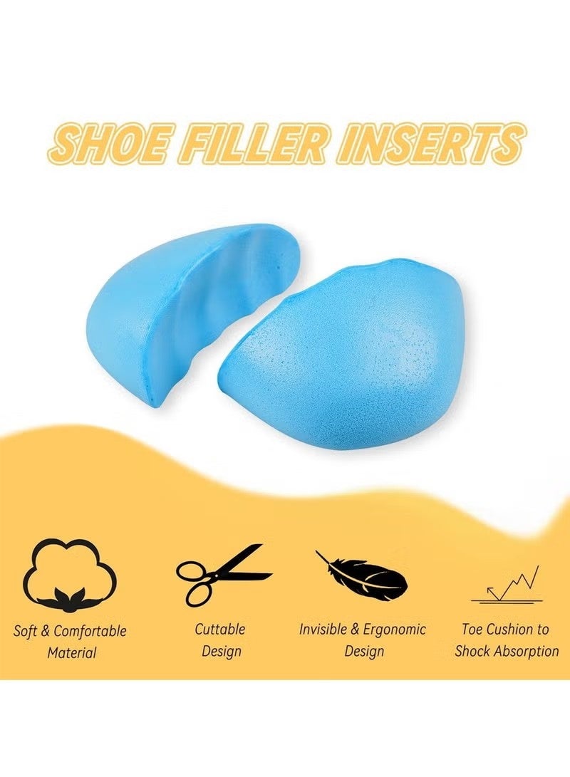 2 Pairs Shoe Fillers for Too Big Shoes, Inserts to Make Shoes Smaller, Toe Filler Cushion Inserts for Loose Shoes, for Men and Women - Image 5