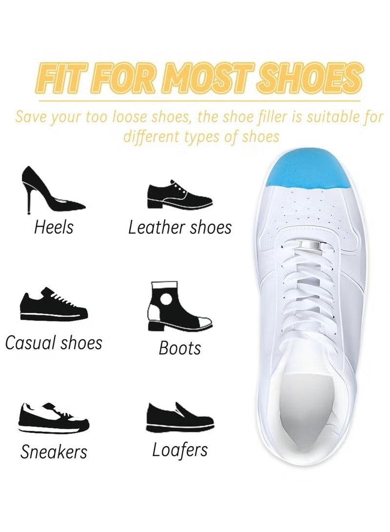 2 Pairs Shoe Fillers for Too Big Shoes, Inserts to Make Shoes Smaller, Toe Filler Cushion Inserts for Loose Shoes, for Men and Women - Image 3