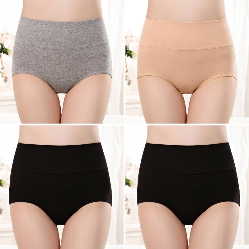 Cotton Underwear Cotton Solid Color Underwear Generation Assembly Packaging M-4Xl Tmall Large Size - Image 1