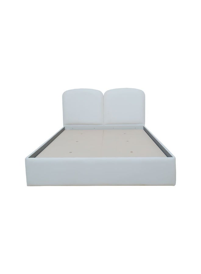 DANUBE HOME Ree 180 x 200 Upholstered King Bed | Engineered Wood & Fabric | Stylish Bedroom Furniture | No Storage | Durable Metal Frame - Image 2