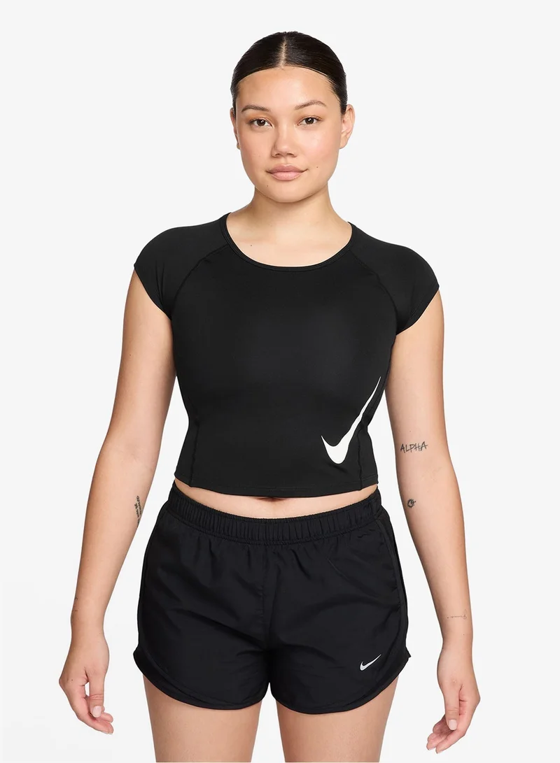 Nike W NK TEMPO SWOOSH RUN DF SS