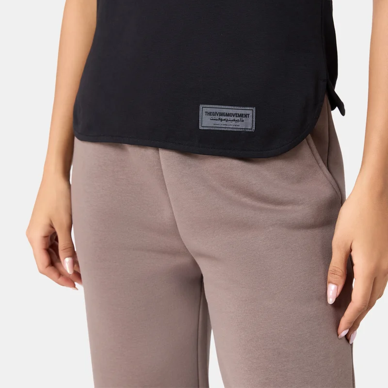 The Giving Movement Black Women's Logo T-Shirt for Women | Best Price UAE