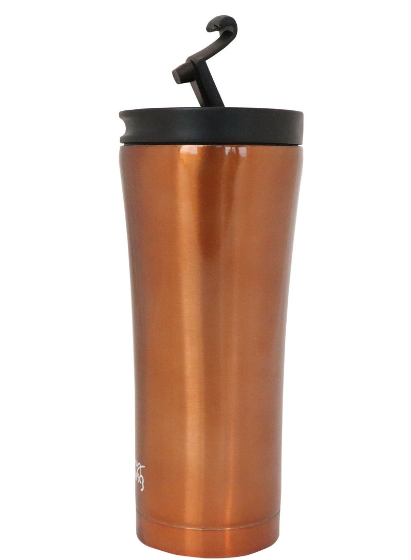 Any Morning Stainless Steel Coffee Tumbler, Copper - Image 2