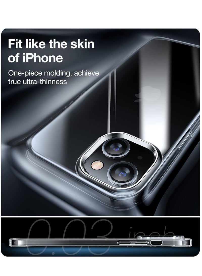 BORTONY iPhone 15 Case 6.1 Inch Anti Scratch Crystal Clear Soft TPU Precise Cutouts Slim Fit Protective Phone Case Cover for Apple iPhone 15 - Image 4