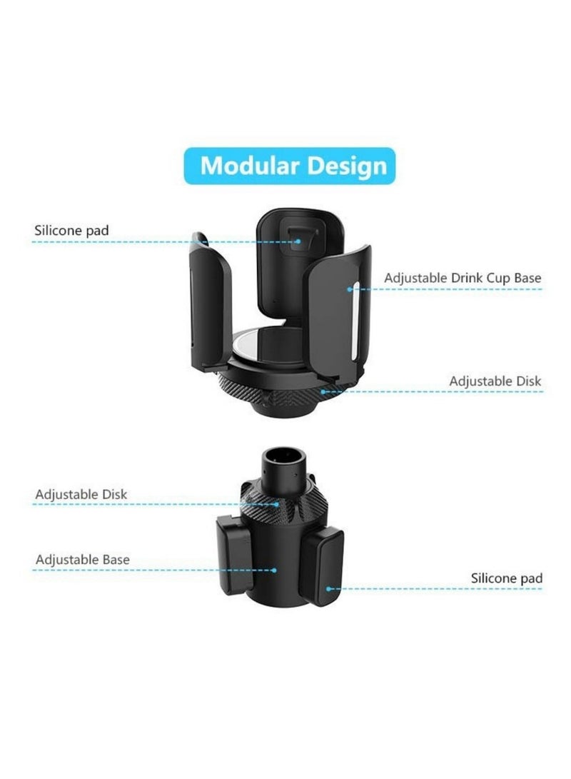 Generic Car Cup Holder Expander Adapter (Adjustable) All Purpose Cup Holder Expander for Car with Rubber Fits Less Than 5.51 Large Bottles & Mugs & Foods & Drinks  - Image 4
