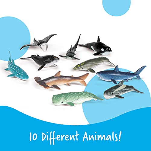 Learning Resources Ocean Animals 50 Pieces Ages 3 Toddler Learning Toys Perfect for Math Counters and Imaginative Play - Image 5