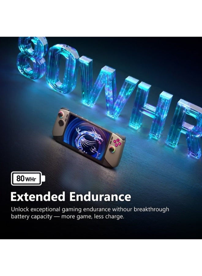 MSI Claw 8 AI+ A2VM 021 Laptop With 8-Inch  Display, Core Ultra 7 258V Processor/32GB RAM/1TB SSD/Intel Arc Graphics/Windows 11 Home English/Arabic Sandstorm english_arabic Sandstorm - Image 5