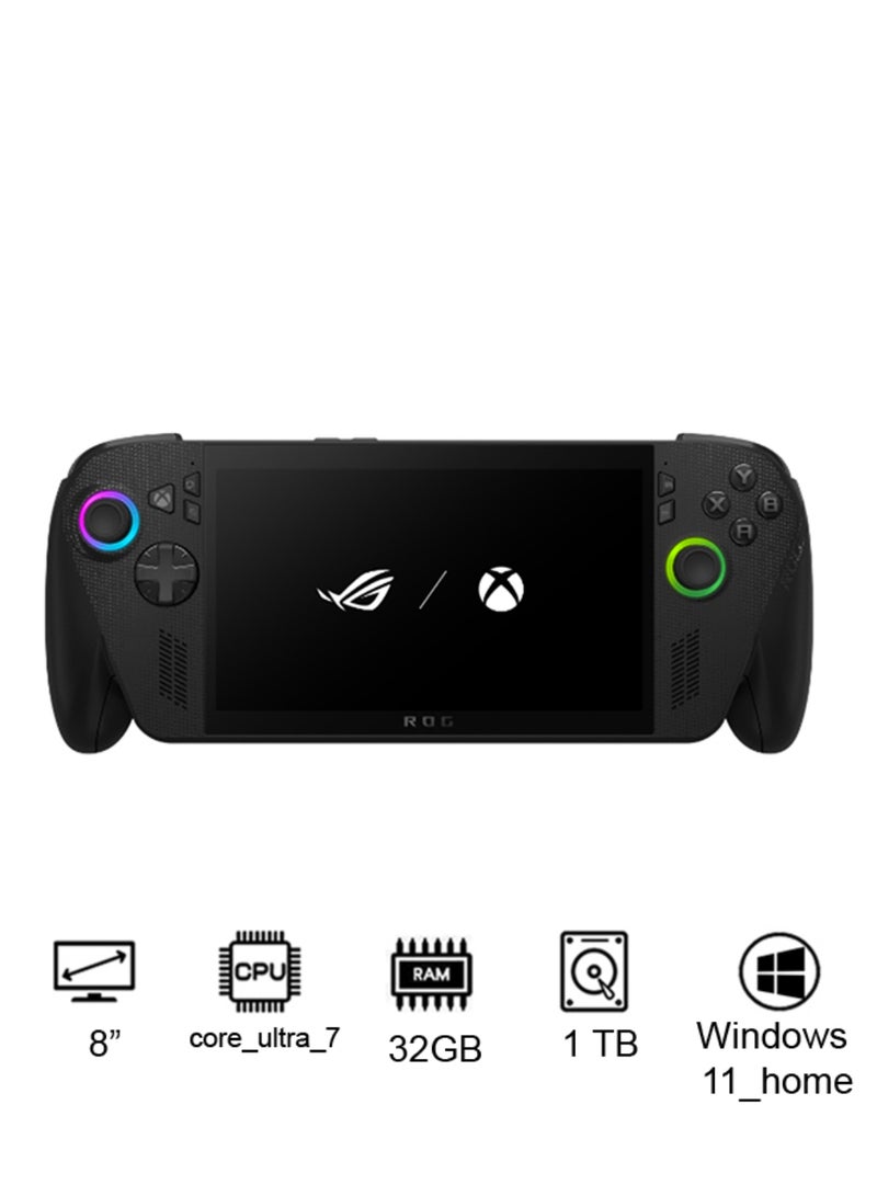 MSI Claw 8 AI+ A2VM 021 Laptop With 8-Inch  Display, Core Ultra 7 258V Processor/32GB RAM/1TB SSD/Intel Arc Graphics/Windows 11 Home English/Arabic Sandstorm english_arabic Sandstorm - Image 1