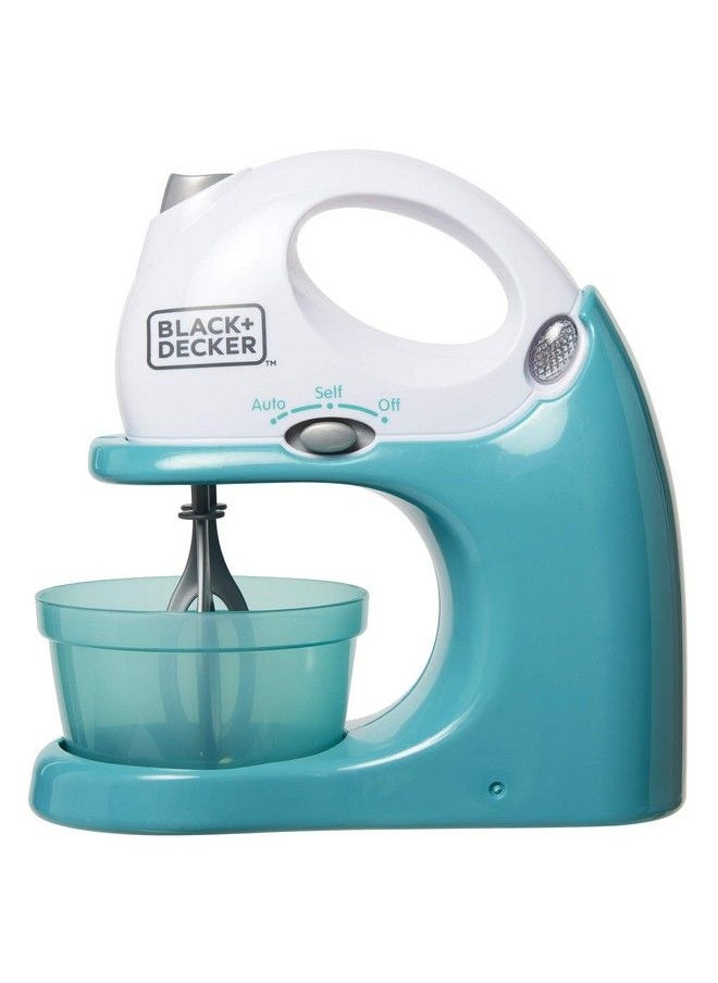 BLACK+DECKER - Junior Hand Mixer Role Play Pretend Kitchen Appliance For Kids With Realistic Action Light And Sound Plus Mixing Bowl And Two Mixing Modes For Imaginary Cooking Fun - Image 1