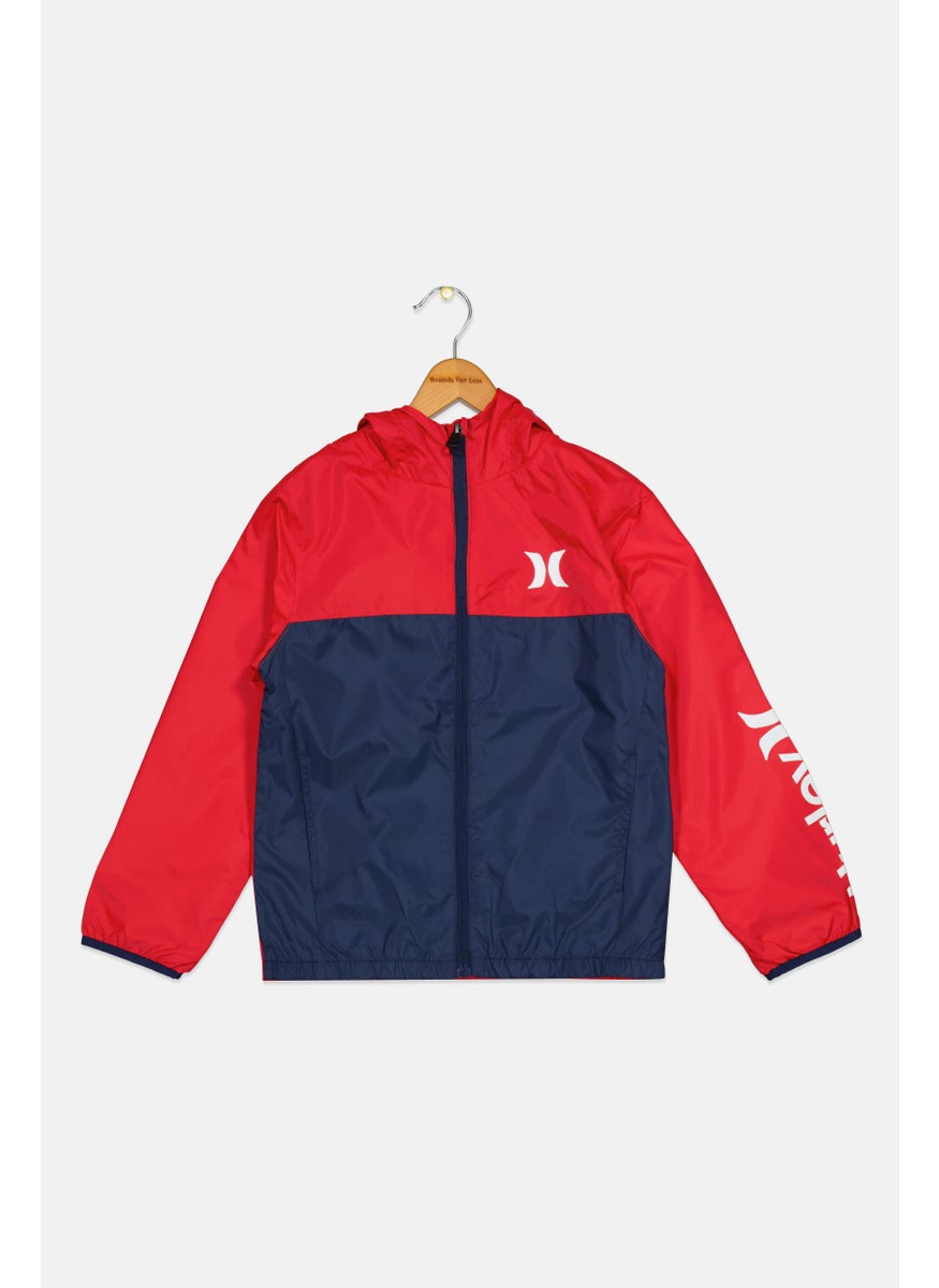 Kids Boy Brand Logo Hooded Jackets, Red - pzsku/Z3A3F46C6C4711B697412Z/45/_/1738161789/cd8cde0b-a59f-4311-9fe7-958e0b38a6df