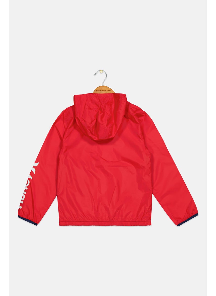 Kids Boy Brand Logo Hooded Jackets, Red - pzsku/Z3A3F46C6C4711B697412Z/45/_/1738162037/65f03785-b3ee-4268-a5bd-abe639dddbc1