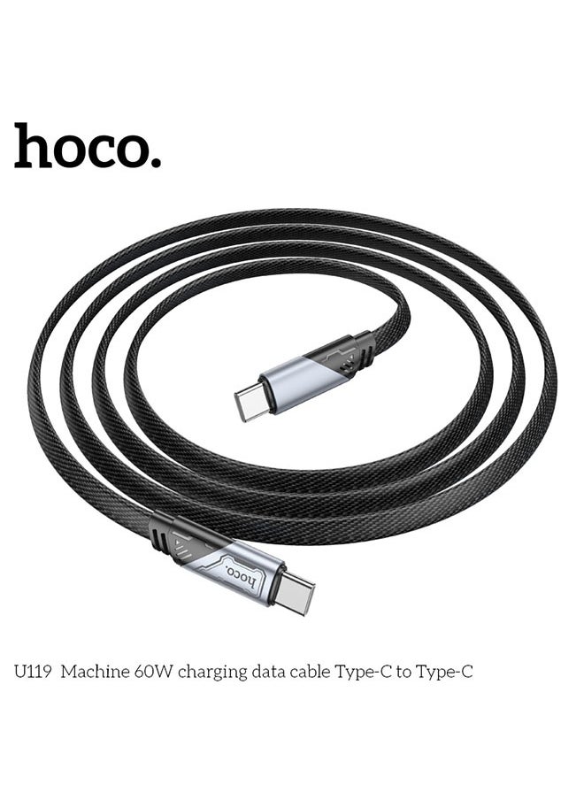 hoco. U119  Machine 60W charging data cable Type-C to Type-C  - Image 3