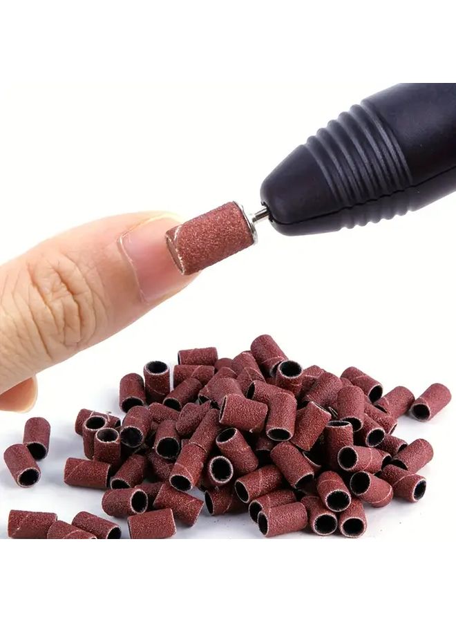 Aluminum Oxide Sanding Drum Set 1 Set with 90pcs Sleeves 12pcs Mandrels - Image 4