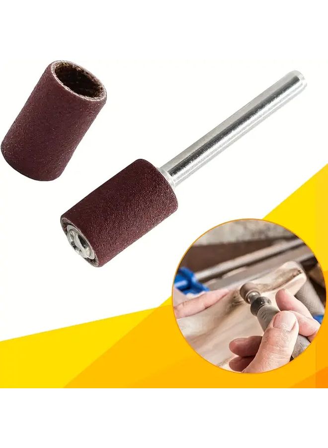 Aluminum Oxide Sanding Drum Set 1 Set with 90pcs Sleeves 12pcs Mandrels - Image 3