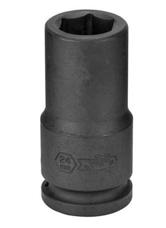 Jetech Jetech 3/4" Dr 24mm Deep Impact Socket, Metric 3/4-Inch Drive Deep Impact Socket, Professional Cr-Mo 3/4-Inch Drive 24mm Deep Impact Socket with 6-Point Design  - Image 2