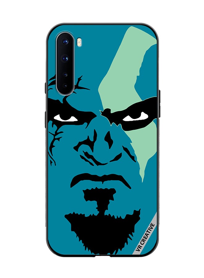 VR CREATIVE Protective Case Cover For OnePlus Nord Face God Of War Design Multicolour - Image 1