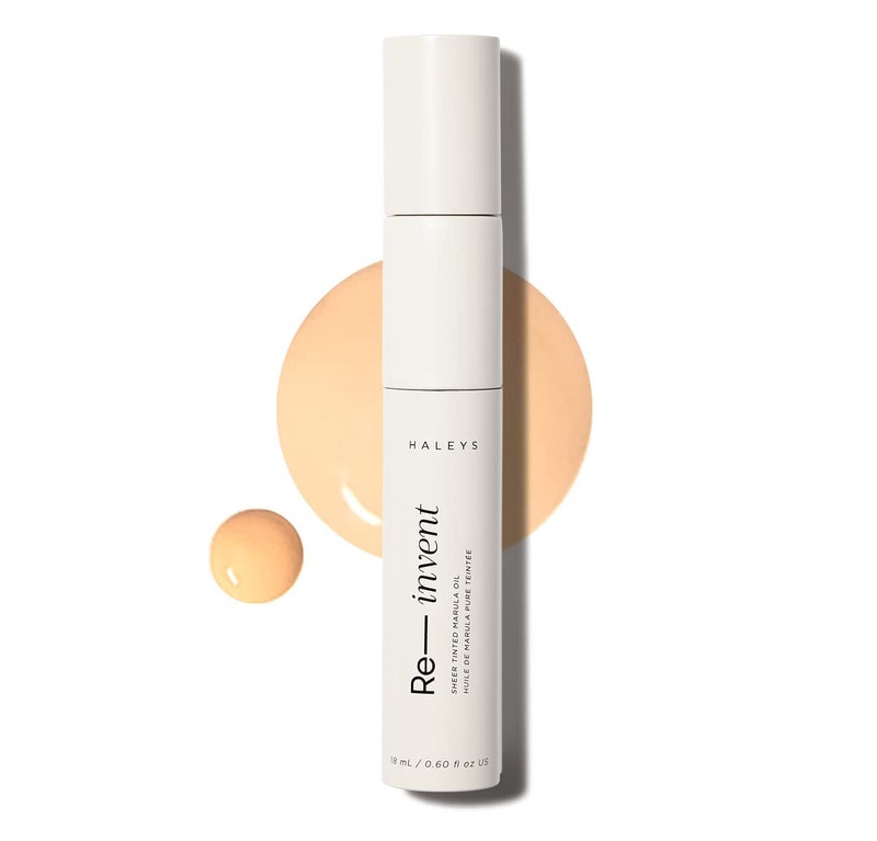 HALEYS Re-invent Sheer Tinted Marula Oil (Light Neutral), Skin Tint, Tinted BB Moisturizer, Tinted Foundation, Face Oil, Hydrate Skin, Flexible Shades, Low to Med Coverage, For All Skin Types - Image 1