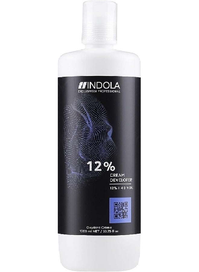 INDOLA مطور كريمة احترافي، عملية أكسدة فعالة ورعاية، 12%، 40 فولت، 1000 مل - Image 1