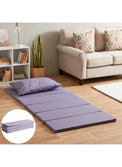 Home Box Flex Single Foam Foldable Travel Mattress With Pillowcase 180x3x90 cm  - Image 1
