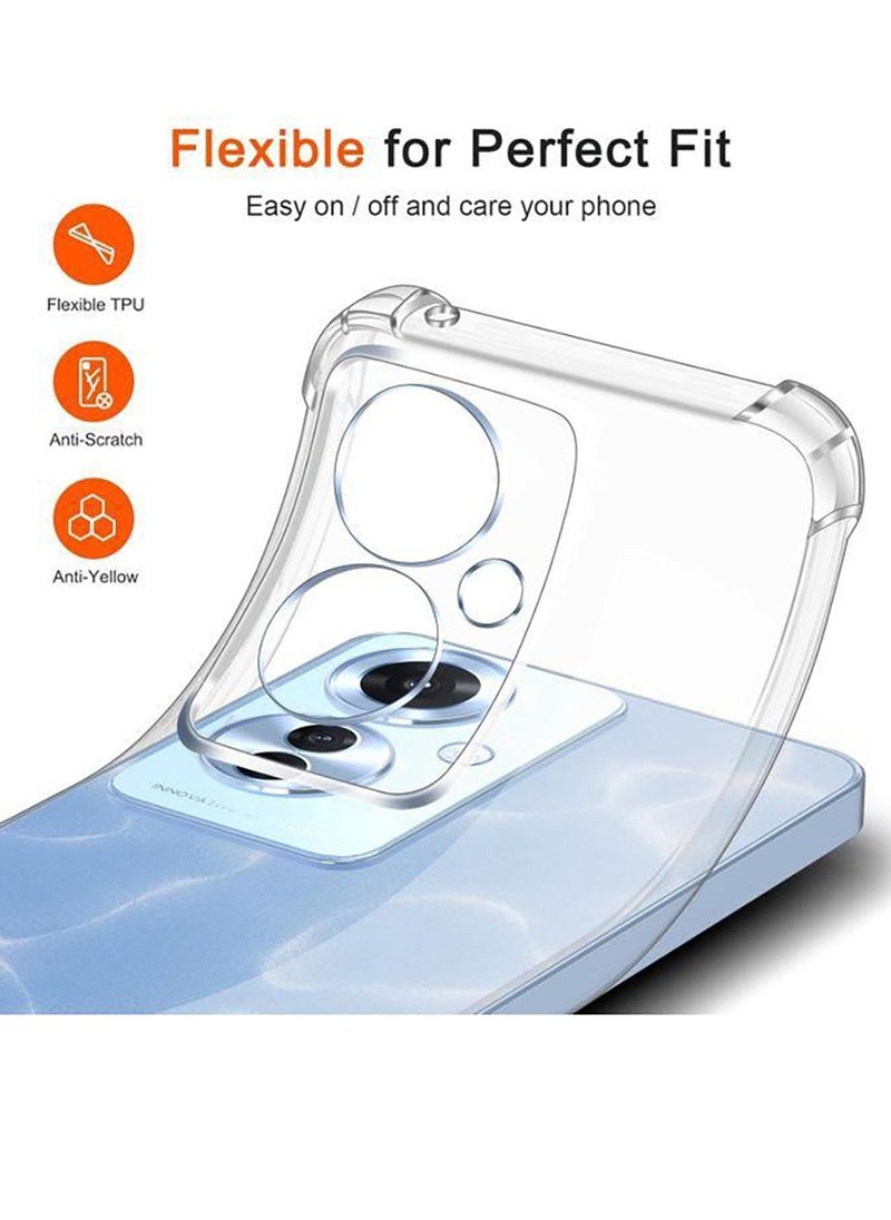Generic - OPPO Reno 11F (5G) Anti Shock Transperent Case - Image 1