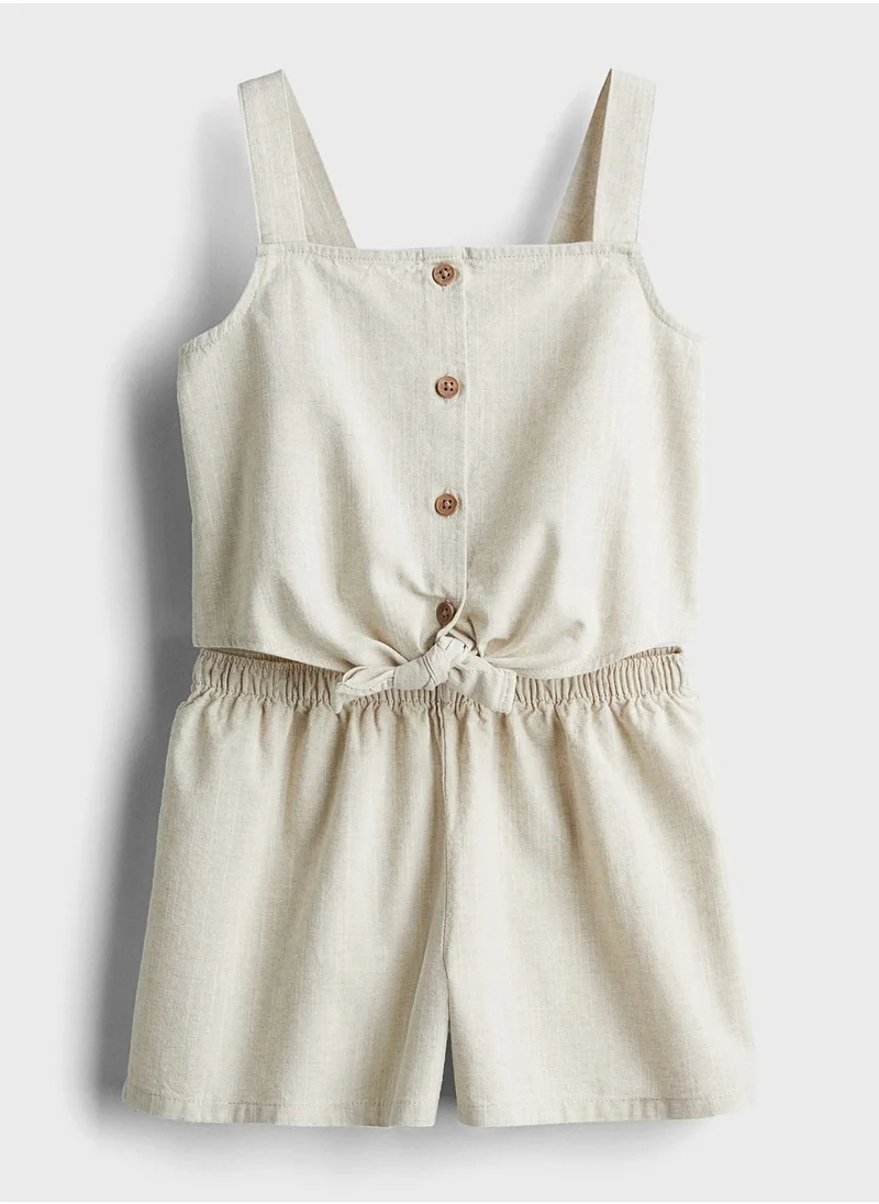 H&M Kids Button Detail Top & Shorts Set