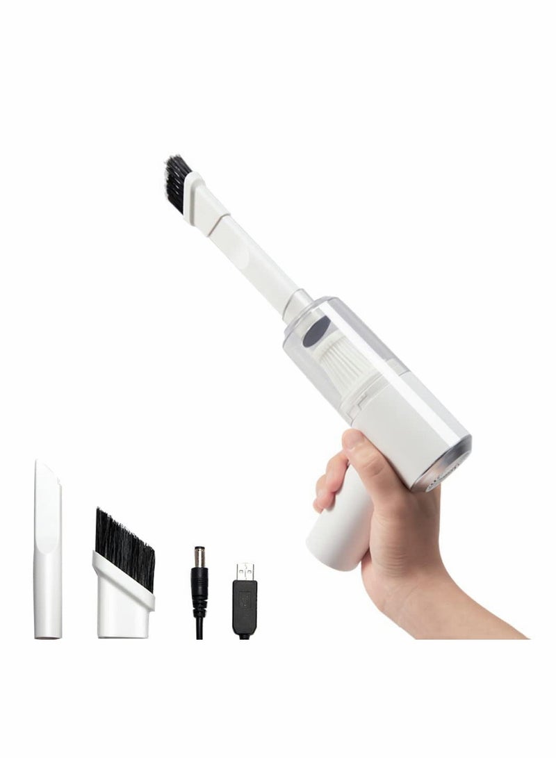 Powerful Cordless Mini Vacuum Cleaner with 6000PA Suction Rechargeable for Car Pet Hair Desk and Keyboard Cleaning - Image 1