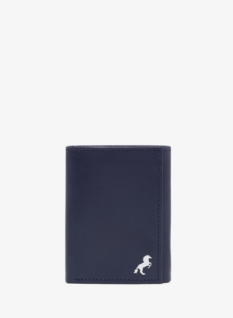 روبرت وود Horse Logo Tri-Fold wallet