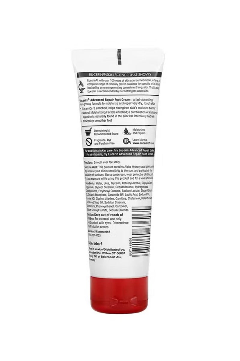Eucerin Advanced Repair Light Feel Foot Creme 85grams  - Image 2