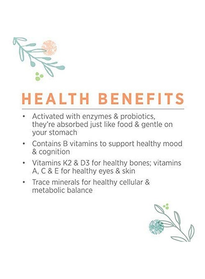 Pure Synergy Multi•Vita•Min; 60 Tablets; Made With Organic Ingredients; Nongmo; Daily Multivitamin Made With Organic Vegetables And Fruits - Image 5