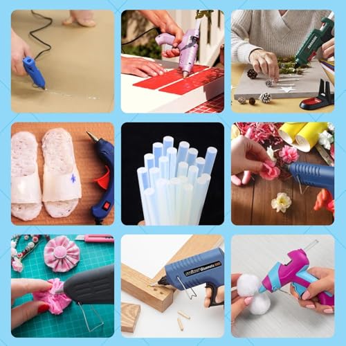 ProKart Premium 5 Pc Clear 7mm- Hot Melt Glue Sticks Strips Melting Adhesive for Handmade, Craft DIY, Home, Office & Classroom Project Craftwork Fix & Repairs (5 Pc Glue Sticks, 7mm) - Image 5