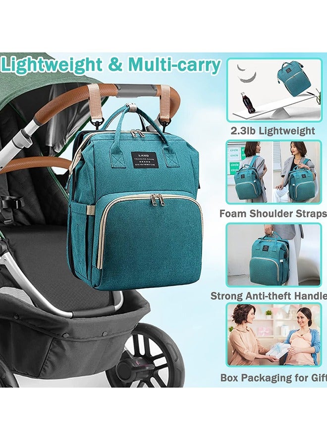 ميكسد حفاضات حقيبة ، حقيبة الطفل ، كيس حفاضات ، مع تغيير الملابس الوقوف لعبة بار - Image 5