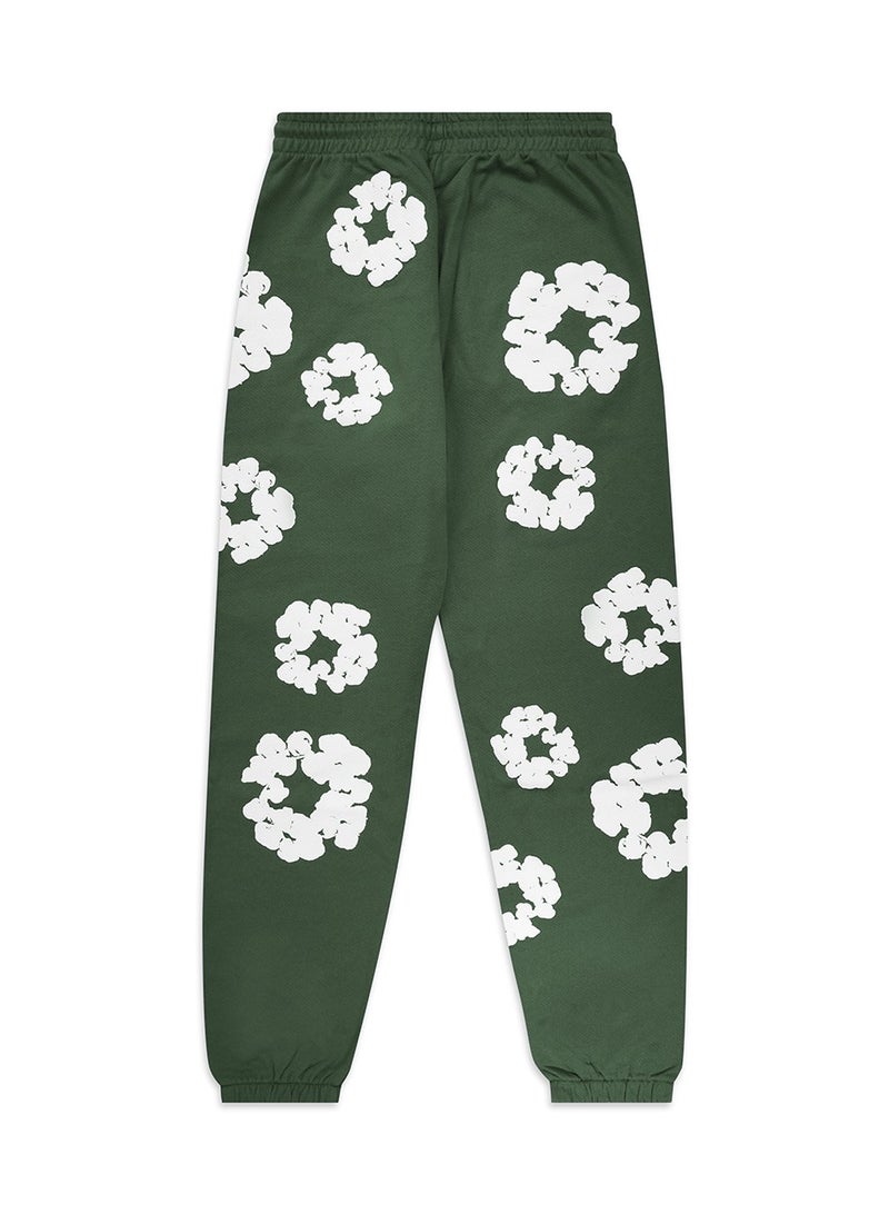 Denim Tears "      The Cotton Wreath Sweatpants Green     " - Image 2