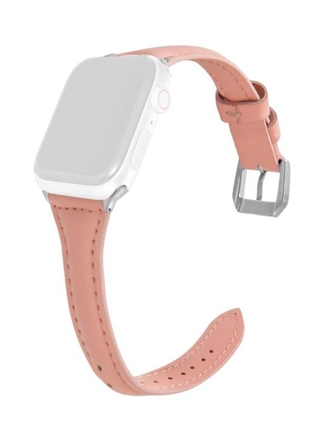 NIBEMINENT Replacement Watchband For Apple Watch Series 7/6/5/4/3/2/1/SE 38/40/41mm Pink - Image 1
