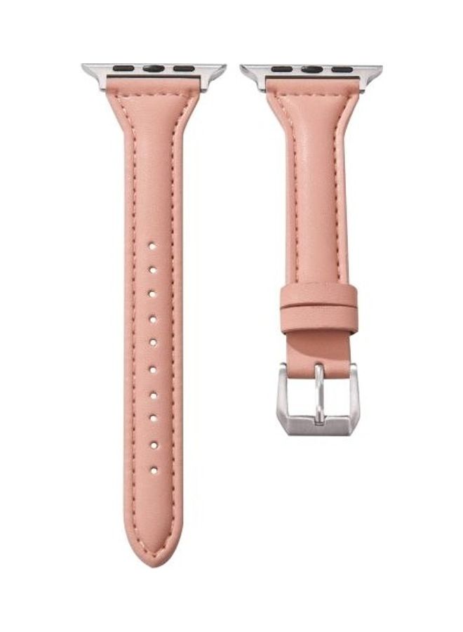 NIBEMINENT Replacement Watchband For Apple Watch Series 7/6/5/4/3/2/1/SE 38/40/41mm Pink - Image 2