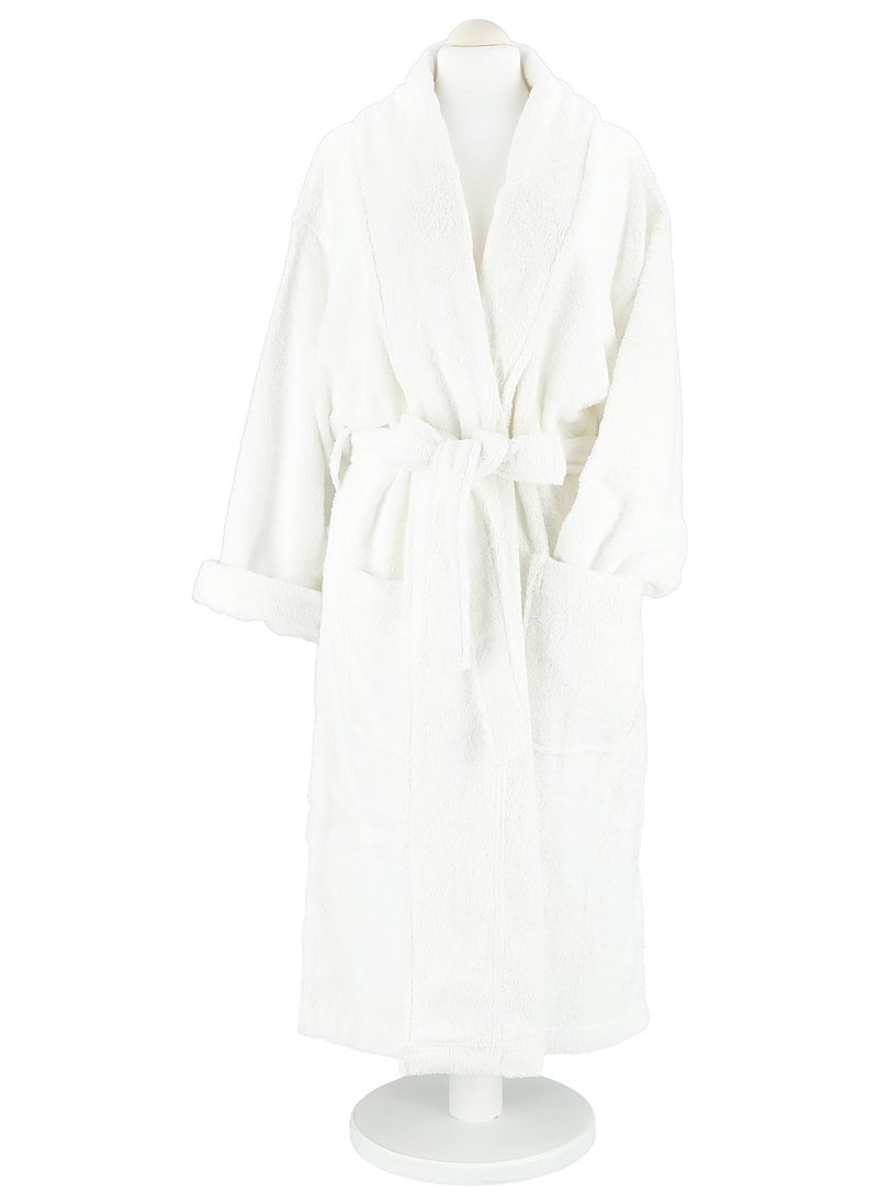 Boutique Blanche - Ultra Soft Bathrobe White S/M - Image 1