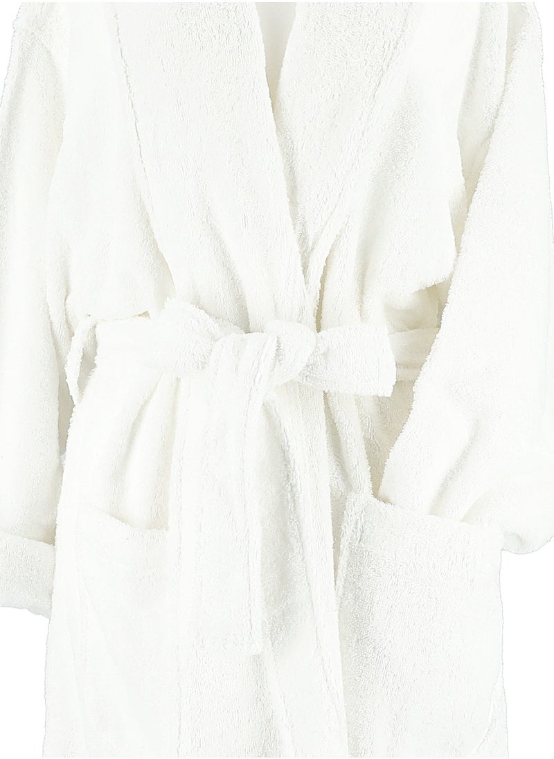 Boutique Blanche - Ultra Soft Bathrobe White S/M - Image 1