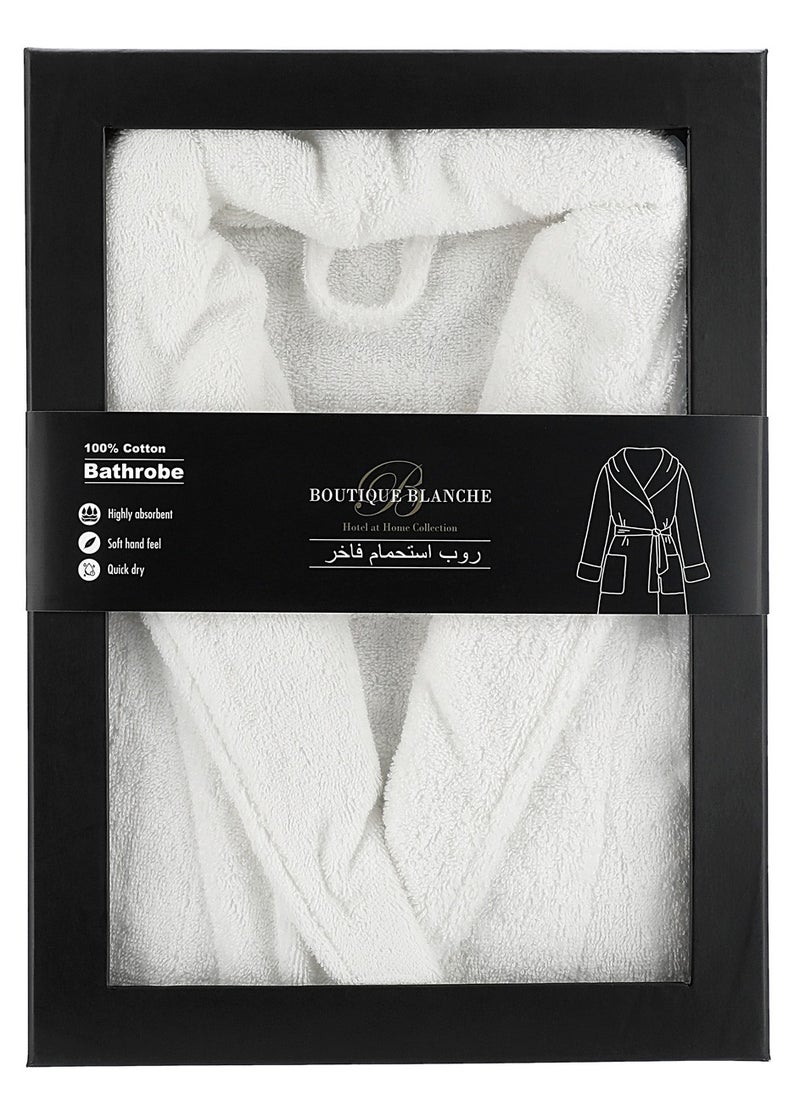 Boutique Blanche - Ultra Soft Bathrobe White S/M - Image 1
