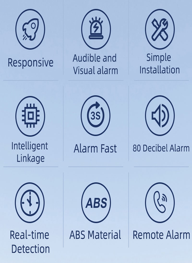 تويا جهاز كشف تسرب الغازات القابلة للاشتعال Tuya ZigBee CO، جهاز محمول لاختبار تسرب غازات أول أكسيد الكربون، جهاز متعدد الوظائف لاختبار تركيز الغازات، جهاز اختبار جودة الهواء المنزلي، تطبيق إنذار عن بُعد، جهاز شم الغازات - Image 4