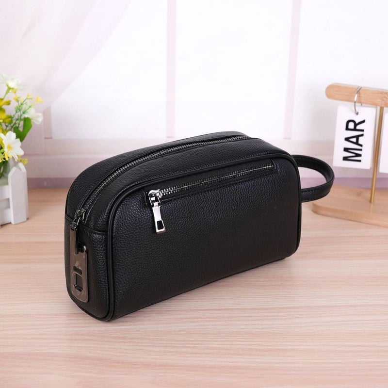 Unisex Smart Fingerprint Lock Hand bag with Anti-Theft Technology - 3-Zipper Security, 10-Fingerprint Capacity, Handle & Golden-Tone Hardware, Compatible with Smartphones/Tablets/Laptops - Image 5