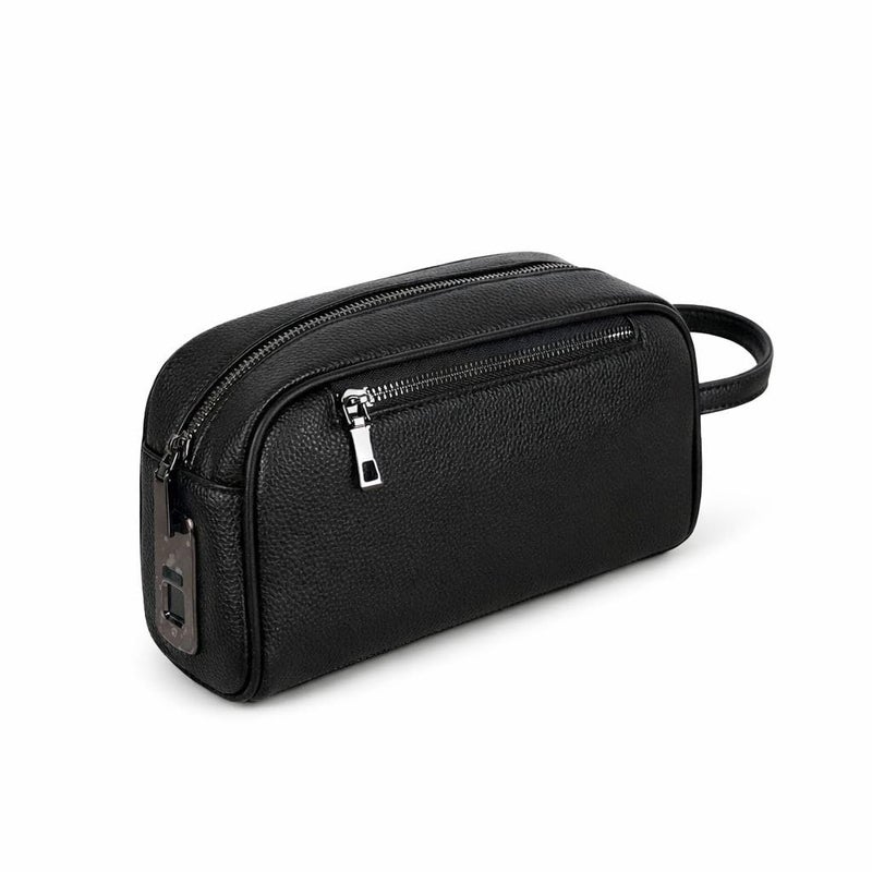 Unisex Smart Fingerprint Lock Hand bag with Anti-Theft Technology - 3-Zipper Security, 10-Fingerprint Capacity, Handle & Golden-Tone Hardware, Compatible with Smartphones/Tablets/Laptops - Image 1