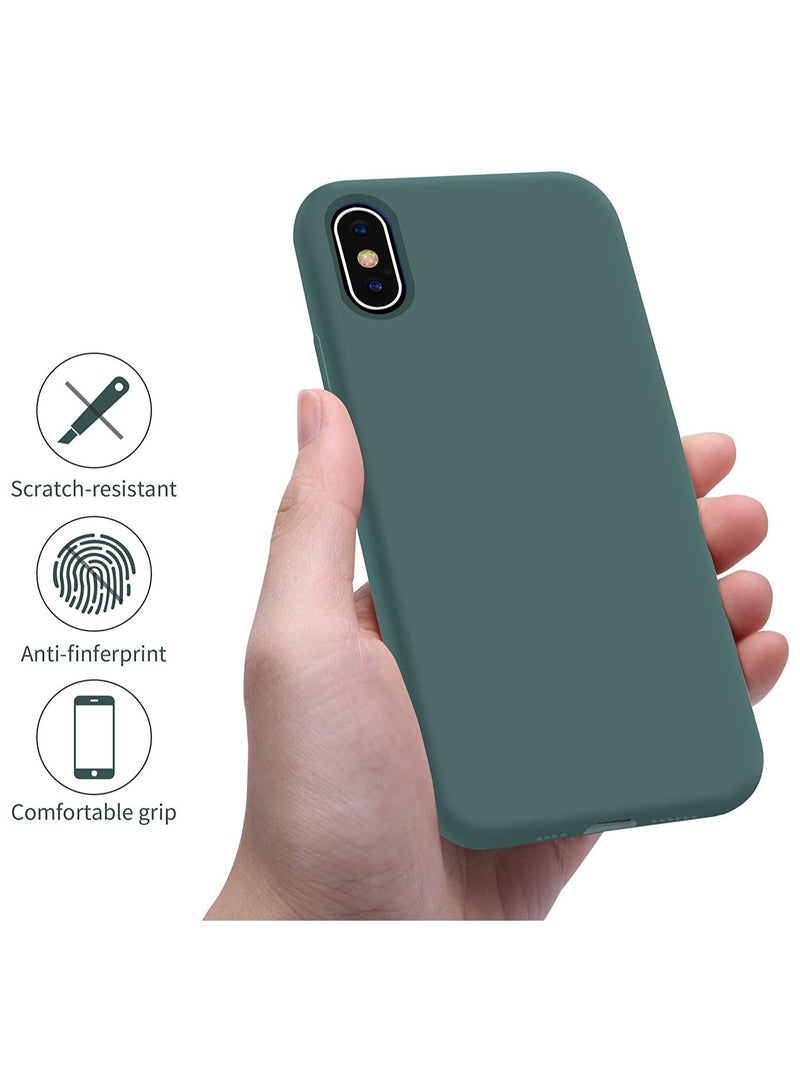 iPhone Xs Max Case,Ultra Slim Fit iPhone Case Liquid Silicone Gel Cover with Full Body Protection Anti-Scratch Shockproof Case - Image 4