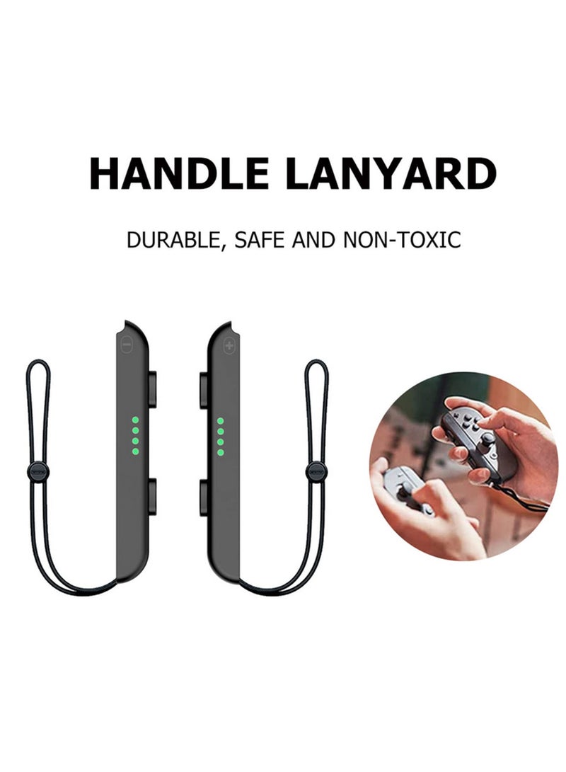 2pcs Wrist Straps Band for Nintendo Switch OLED Controller Durable Safe Universal Left Right Hand Smooth Slide Design Improves Gameplay Gaming Accessories  - Image 2